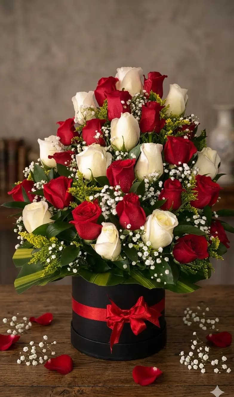 Elegancia en Rojo y Blanco