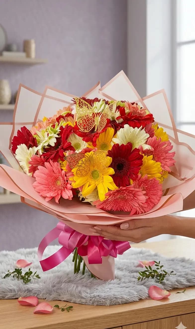 Ramo Alegría de Gerberas