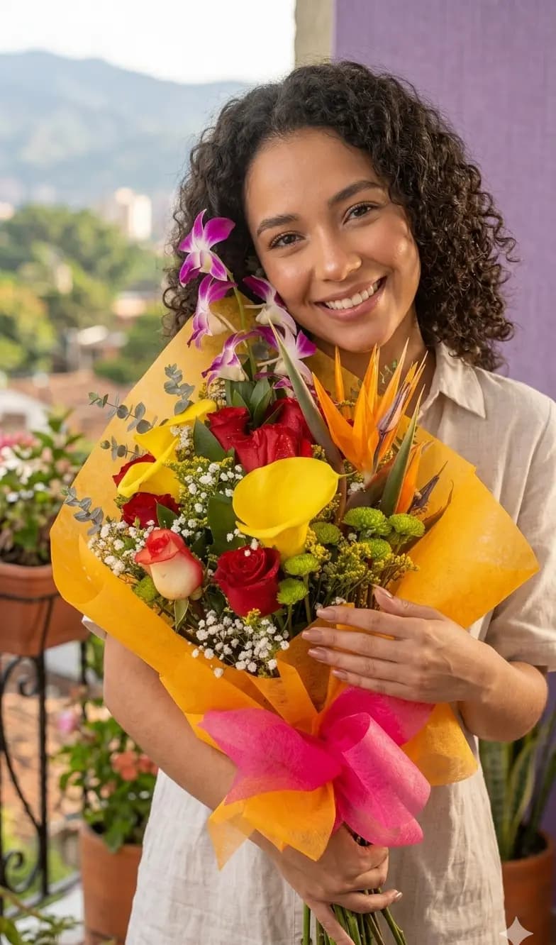 Ramo Atardecer Tropical